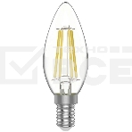 Лампа светодиодная Gauss Basic 1031115 4.5Вт цок.:E14 свеча 220B 2700K св.свеч.бел.теп. (упак.:10шт), фото2