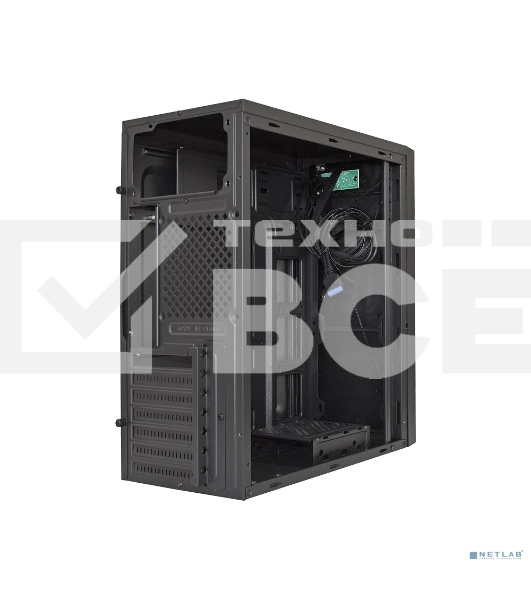 Компьютерный корпус ExeGate XP-333U черный, Miditower ATX, <XP450, Black,120mm>, 1*USB+2*USB3.0, Audio
