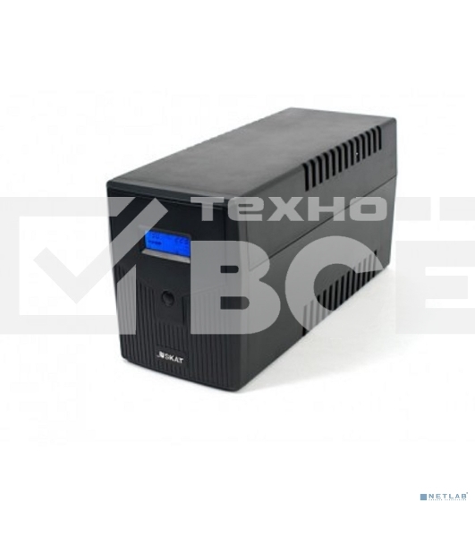 Источник бесперебойного питания SKAT-UPS 2000/1200 220В 1200Вт 2 АКБ 9Ач внутр. меандр. стабилизация напряжения