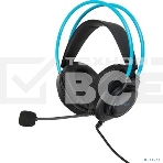 Наушники с микрофоном A4Tech Fstyler FH200i серый/синий 1.8м накладные оголовье (FH200I BLUE), фото5