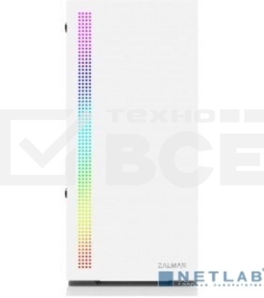 Компьютерный корпус ZALMAN S5, ATX, WHITE, WINDOW, 2xCOMBO (3.5