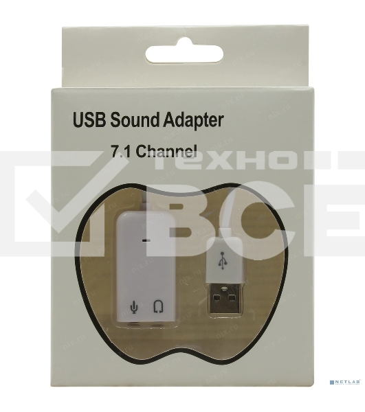 Внешняя звуковая карта USB Espada USB 2.0 (PAAU003) (43082)