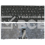 Клавиатура для ноутбука Lenovo G480 черная с черной рамкой, фото3