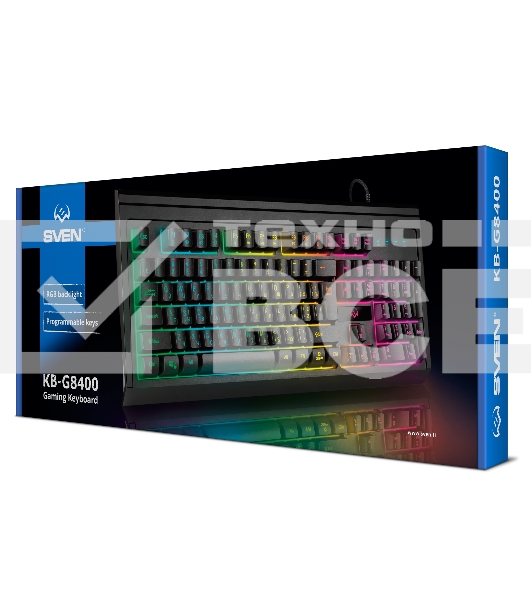 Клавиатура SVEN KB-G8400 проводная USB, черный