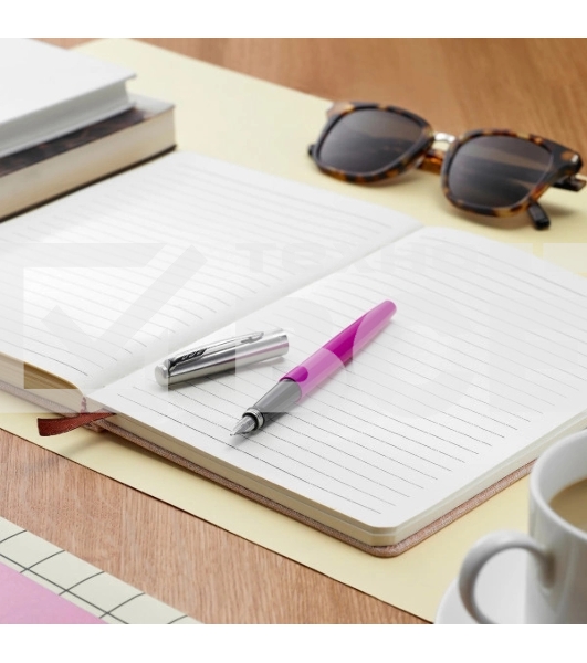 Ручка перьевая Parker Jotter Originals F60 (2096860) Magenta M сталь нержавеющая блистер