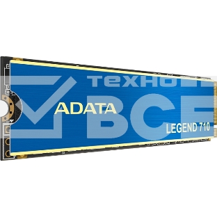Накопитель SSD ADATA LEGEND 710, 512Gb, PCIe 3.0 x4, M.2 2280, NVMe, R/W 2400/1600, с радиатором OEM