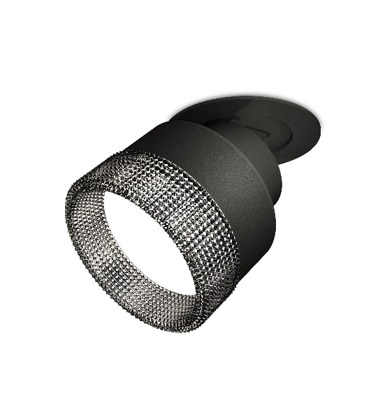 Светильник Ambrella Light XM8102541 SBK/BK черный песок/тонированный GX53 (A2242, A2106, C8102, N8484)