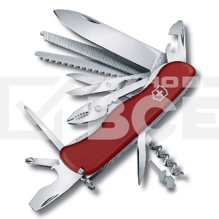 Нож перочинный Victorinox WORK CHAMP (0.8564) 111мм 21функций красный
