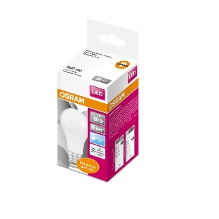 Лампа светодиодная Osram LED 7Вт Е27 STAR ClassicA (замена 60Вт),нейтральный белый свет, матовая колба (4058075096417)