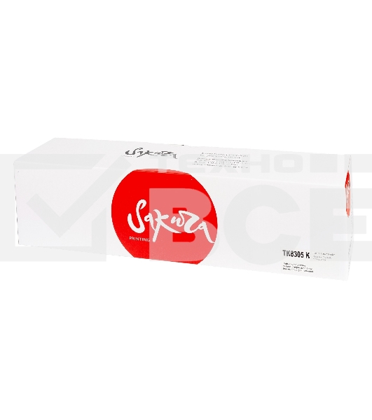 Картридж Sakura TK8305K для Kyocera Mita TASKalfa 3050ci, TASKalfa 3051ci, TASKalfa 3550ci, TASKalfa 3551ci, черный, 25 000  к.
