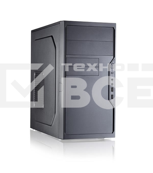 Компьютерный корпус с блоком питания 450Вт. Case Foxline FL-733, mATX, 2x5.25EXT, 2x3.5EXT, 5x3.5INT, 2xUSB2.0, HDA, w/o FAN, w/450W ATX PSU, w/1.2m EU pwr cord