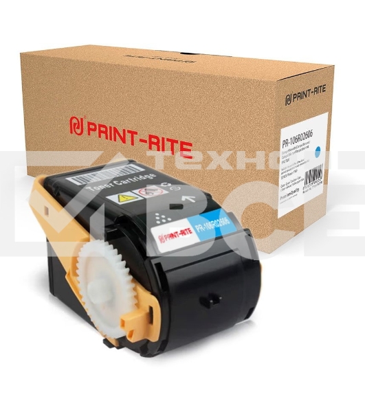 Картридж лазерный Print-Rite TFXAFWCPRJ PR-106R02606 106R02606 голубой (4500стр.) для Xerox Phaser 7100/7100N/7100DN