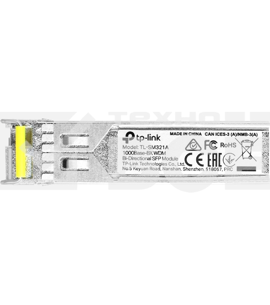 Трансивер TP-Link SMB TL-SM321A 1000Base-BX WDM SFP LC TX:1550nm RX:1310nm 10km