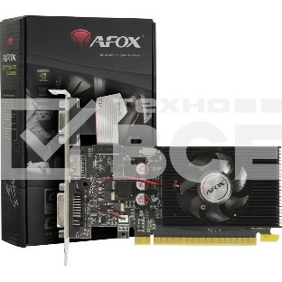 Видеокарта AFOX GT730 DDR3 4G 128Bit, LP Single fan , RTL (AF730-4096D3L6) RTL