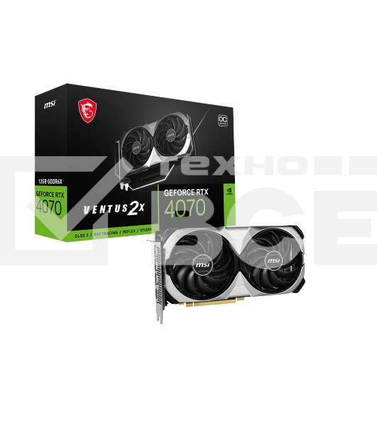 Видеокарта MSI RTX4070 SUPER 12G VENTUS 2X OC NV RTX4070 Super 12Gb PCI-E4.0 192bit GDDR6X 2610/21
