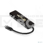 Хаб USB (концентратор) ExeGate DUB-4CP/1 (кабель-адаптер USB Type C --> 4xUSB3.0, Plug&Play, черный), фото6