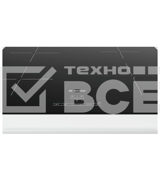 Индукционная варочная панель Bosch PUE611HC1E, 60 см, индукция,скошенные края, сенсорное управление, черный