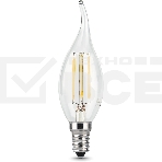 Лампа филам. Gauss Filament 5Вт цок.:E14 свеча 220B св.свеч.бел.нейт. (упак.:10шт) (104801205-D), фото6