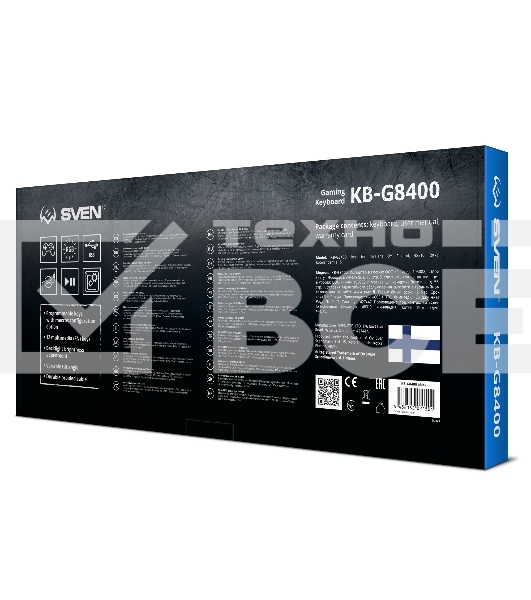 Клавиатура SVEN KB-G8400 проводная USB, черный