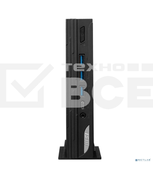Компьютер Мини ПК MSI Pro DP10 12M Mini Core i3-1215U (1.2GHz), 8Gb DDR4 SO-DIMM, 256GB SSD M.2, Intel UHD Graphics 730, noDVD, WiFi, BT, 120W, VESA, COM Port, noOS, 1y war-ty