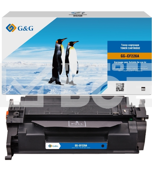 Картридж лазерный GALAGRAND GG-CF226A черный (3100 стр) для HP LaserJet Pro M402dn/M402n/402dw/MFP M426dw/426fdn/426fdw