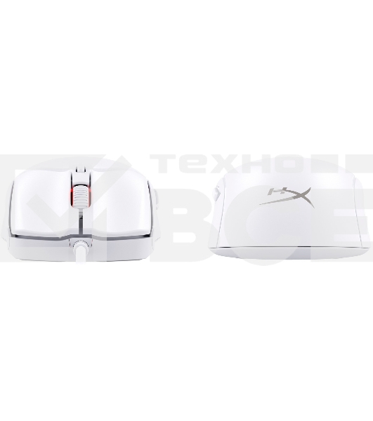 Мышь проводная HyperX Pulsefire Haste 2 белый, 26000 dpi, USB, кнопки - 6