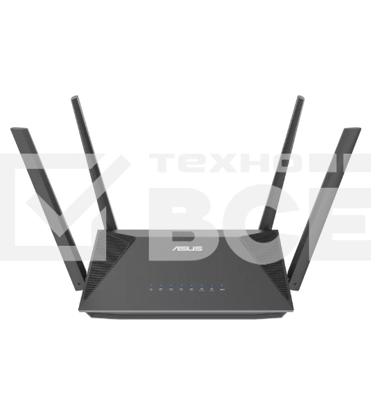 Роутер беспроводной Asus RT-AX52 AX1800 10/100/1000BASE-TX черный