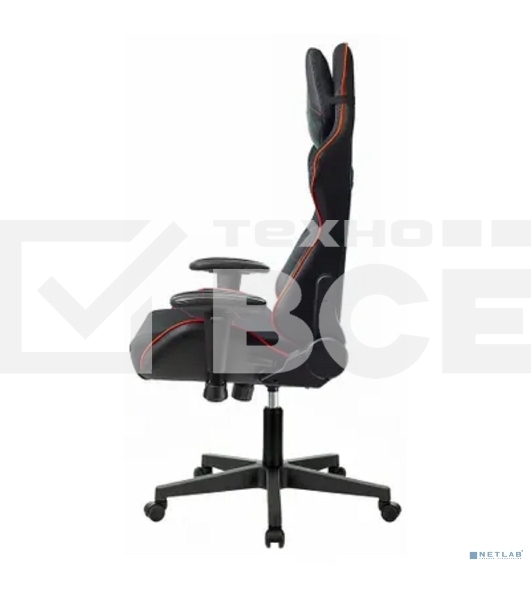 Кресло игровое A4Tech Bloody GC-400, черный/красный, крестовина пластик