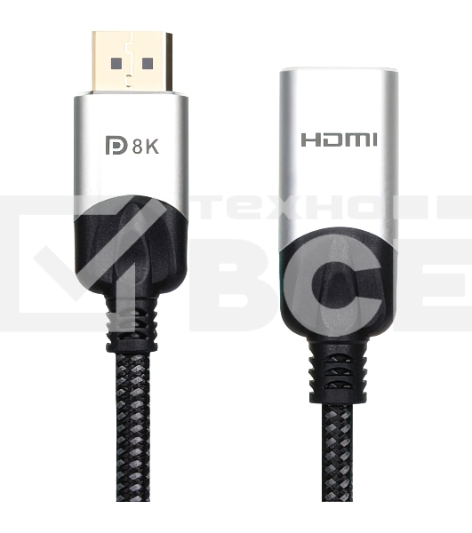 Адаптер DisplayPort(M) ---> HDMI(F) 0.15m 8K@60Hz VCOM <CG6218M-0.15>