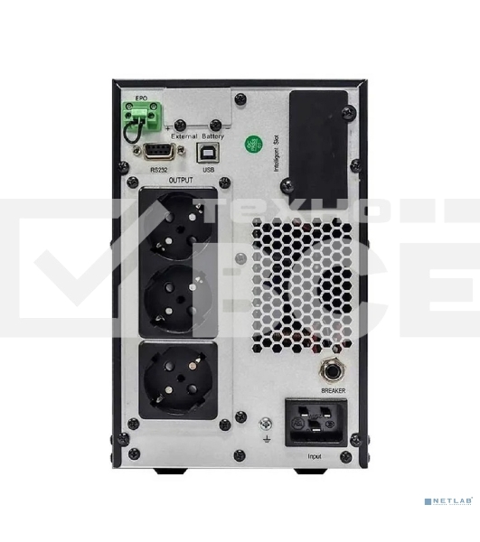 Источник бесперебойного питания STARK SC 2000 ONLINE ONE ИБП 2000 ВА/2000 Вт Online, Напольный, 110-300В, 3 х ЕВРО, Smart-slot, USB, RS232, EPO, БЕЗ АКБ - внешние батареи 6 шт от 4,5Ач до 240 Ач