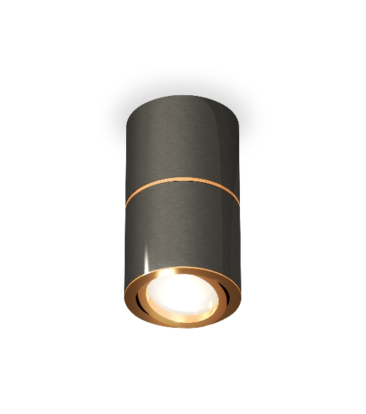 Светильник Ambrella Light XS7403080 DCH/PYG черный хром/золото желтое полированное MR16 GU5.3 (C7403, A2072, C7403, N7004)
