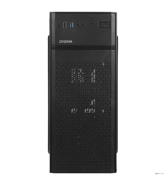 Компьютерный корпус Digma DCC-MD301 черный без БП ATX 1x80мм 4x120мм 1xUSB 2.0 1xUSB 3.0 audio