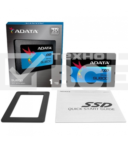 Накопитель SSD ADATA SU800, 256Gb, SATA III, 2.5