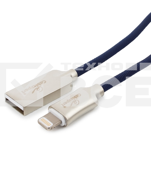 Кабель USB Cablexpert для Apple CC-P-APUSB02Bl-1.8M, MFI, AM/Lightning, серия Platinum, длина 1.8м, синий, блистер