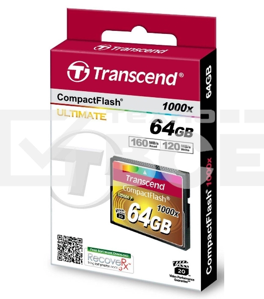 Флеш карта CF 64Gb Transcend TS64GCF1000 (1000X) 