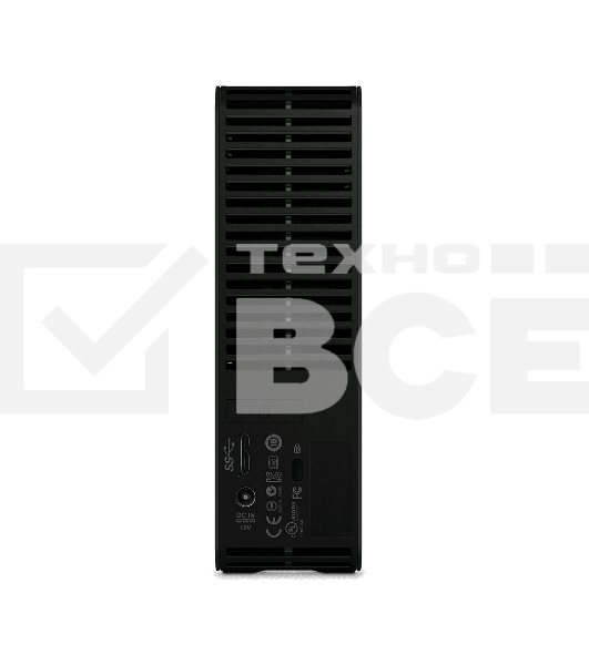 Внешний диск HDD WD Elements Desktop WDBWLG0140HBK-EESN, 14ТБ, черный