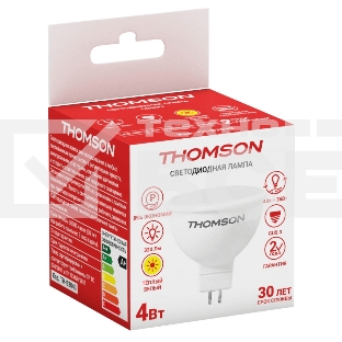 Лампа светодиодная Hiper THOMSON LED MR16 4W 320Lm GU5.3 3000K TH-B2043