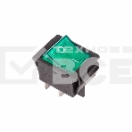 Выключатель клавишный 250V 16А (4с) ON-OFF зеленый с подсветкой (RWB-502, SC-767, IRS-201-1) Rexant (в упак. 1шт.), фото4