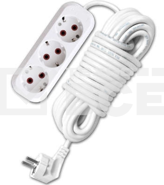 Удлинитель 3х10м с заземл. 10А IP20 У10-554 ПВС 3х0.75 UNIVersal 554-10