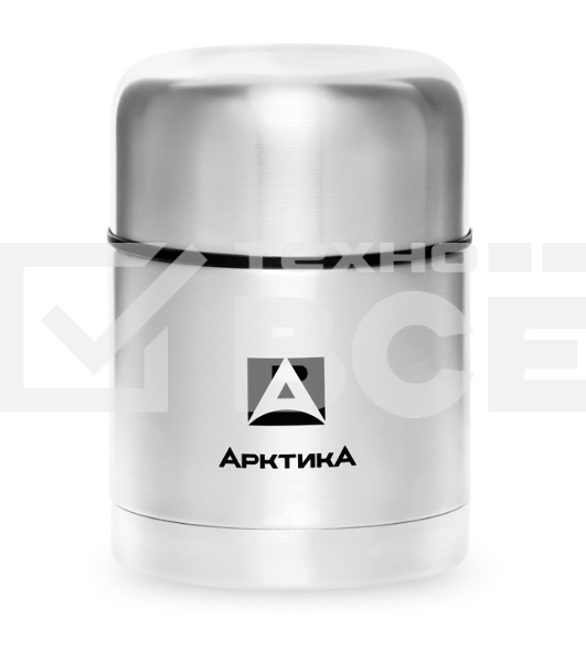 Термос Арктика, 301-500А, супер широкое горло, 0,5 л, для супа и еды в чехле, холод/тепло 12 ч