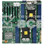 Материнская плата серверная Supermicro MBD-X11DPI-NT-B, LGA 3647, Intel C622, 16xDDR4 ECC/non-ECC, 1xM.2 PCIe 3.0 x4, 6xPCI-E 3.0 x16, 2x10Gb LAN, 4xUSB-A 3.2 Gen1, 2xUSB 2.0, 1xVGA, 1xDB9, E-ATX, фото 1