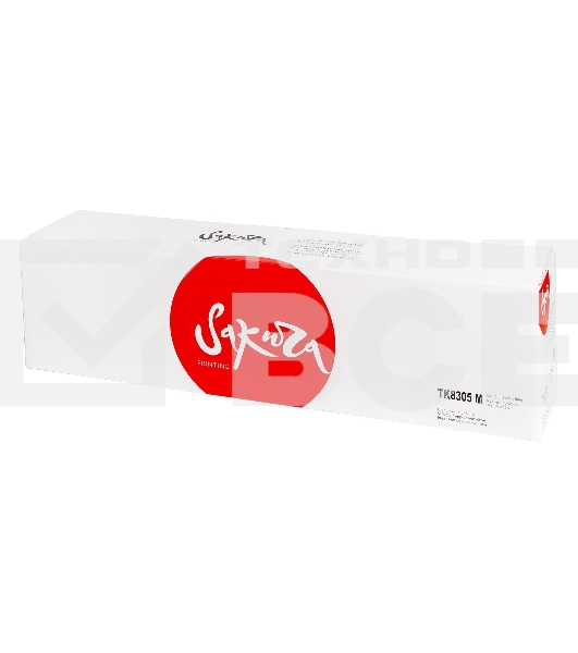 Картридж Sakura TK8305M для Kyocera Mita TASKalfa 3050ci, TASKalfa 3051ci, TASKalfa 3550ci, TASKalfa 3551ci, пурпурный, 15 000  к.