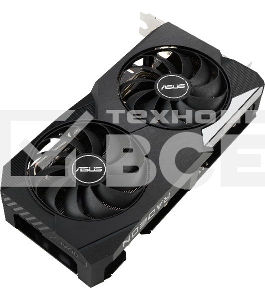 Видеокарта Asus DUAL-RX6650XT-O8G AMD Radeon RX 6650XT 8192Mb PCI-E 4.0 128 GDDR6 2447/17500 HDMIx1 DPx3 HDCP Ret