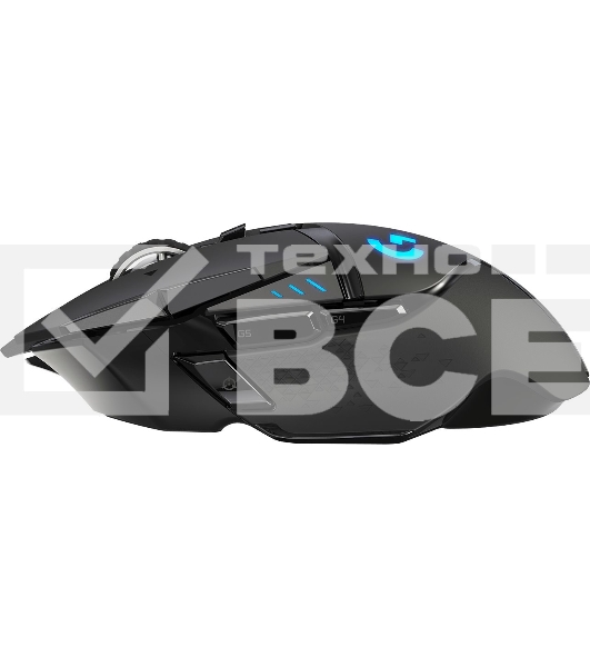Мышь беспроводная/проводная Logitech G502 LIGHTSPEED черный, 25600 dpi, радиоканал, USB, кнопки - 11