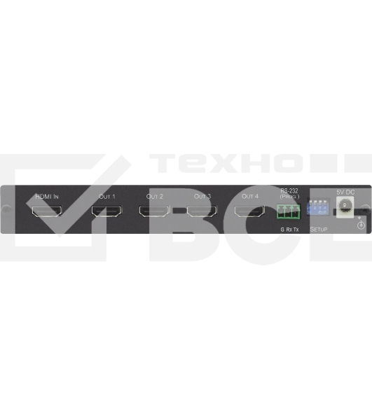 Усилитель-распределитель Kramer Electronics [VM-4H2] 1:4 HDMI UHD; поддержка 4K, HDMI 2.0