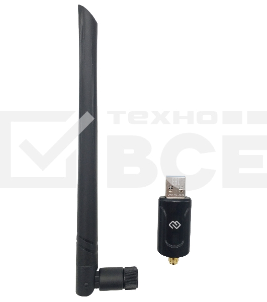 Сетевой адаптер WiFi Digma DWA-AC1300E AC1300 USB 3.0 (ант.внеш.съем) 1ант. (упак.:1шт)