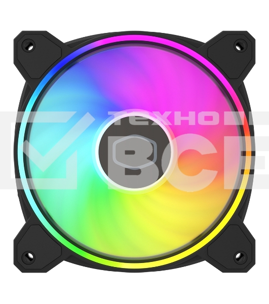 Вентилятор для корпуса 1 Ватт MasterFan MF120 Halo2