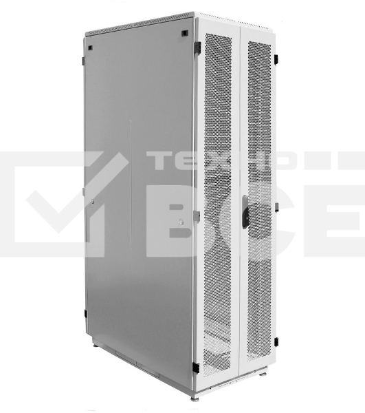 Шкаф серверный ЦМО (ШТК-М-42.8.10-48АА) напольный 42U 800x1000мм пер.дв.перфор. задн.дв.перфор.2-хст. 2 бок.пан. направл.под закл.гайки 710кг серый 855мм 129.15кг 180град. 2030мм IP20 сталь