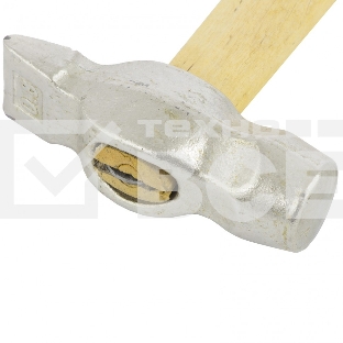 Молоток слесарный, 800 г, круглый боек, деревянная рукоятка Россия