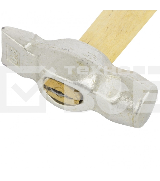 Молоток слесарный, 800 г, круглый боек, деревянная рукоятка Россия